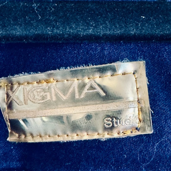 Jeans Colombianos Xigma Booty Curve Gold Decorated High Waisted. Size 12 NWT - Picture 9 of 12